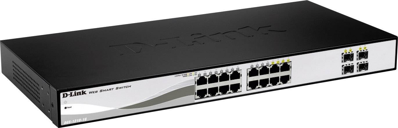D-Link DGS-1210-16 DGS-1210-16 Netzwerk Switch 16 + 4 Port 1 GBit/s
