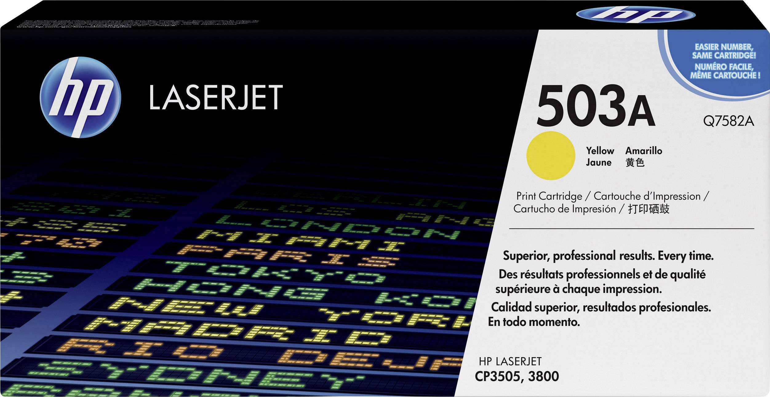 HP Toner 503A Original Gelb 6000 Seiten Q7582A