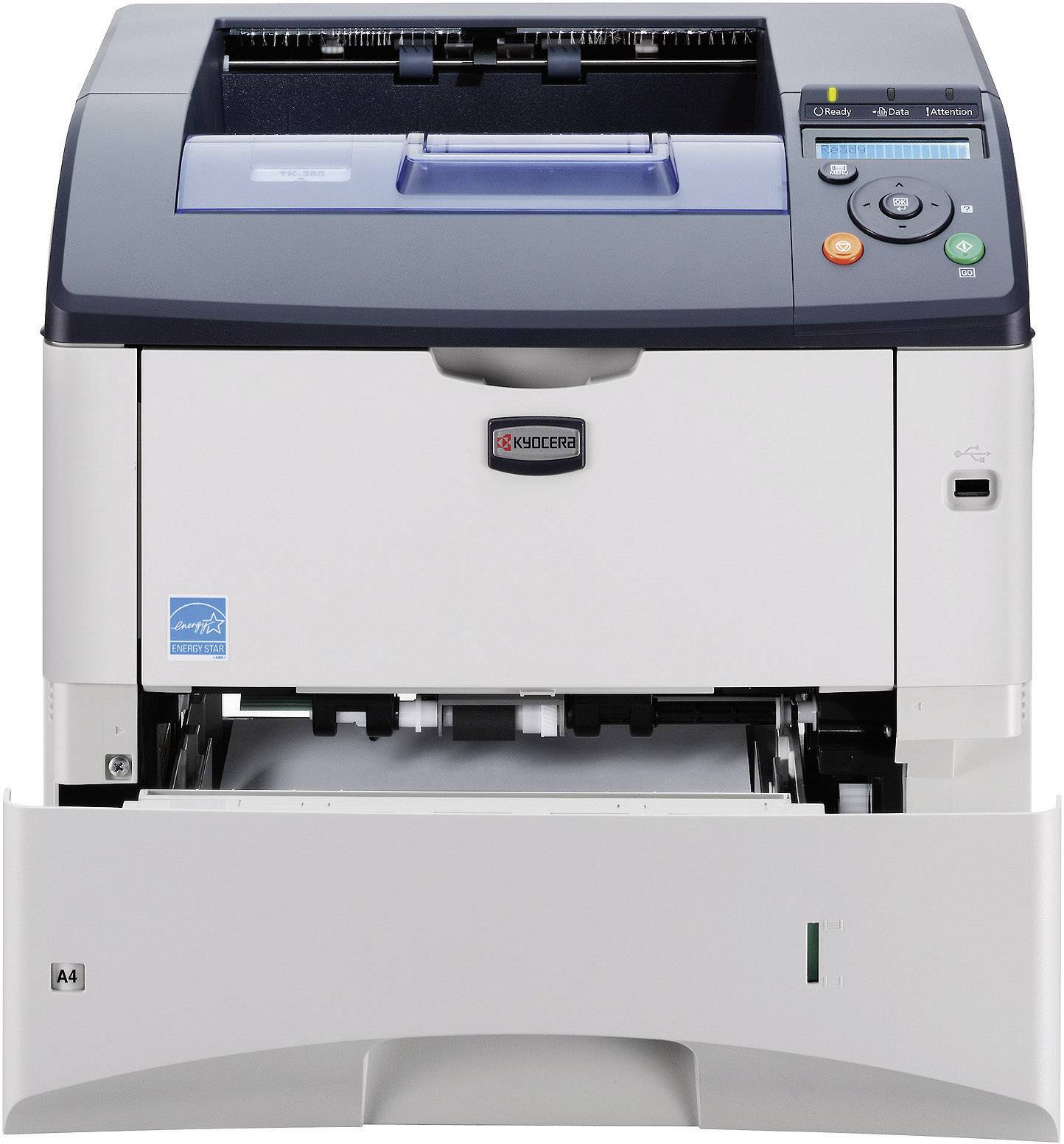 Kyocera FS-3920DN + KYOLife, S/W-Laserdrucker, A4, USB,LAN,Parallel,Duplex, 1200 x 1200 dpi, Max. 40 S./min (S/W)