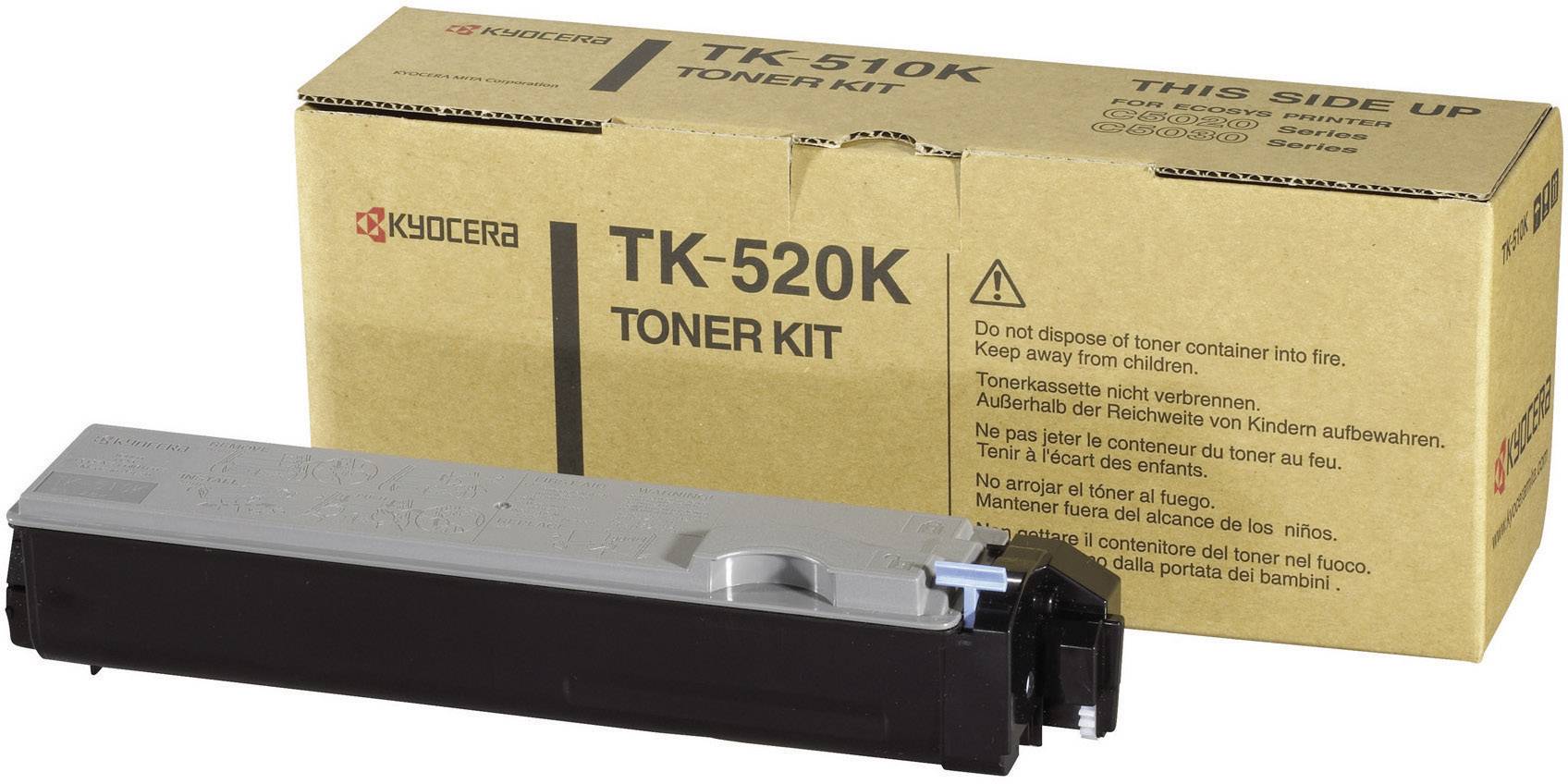 Kyocera TK 520K - Schwarz - Original - Tonerpatrone - für FS-C5015N