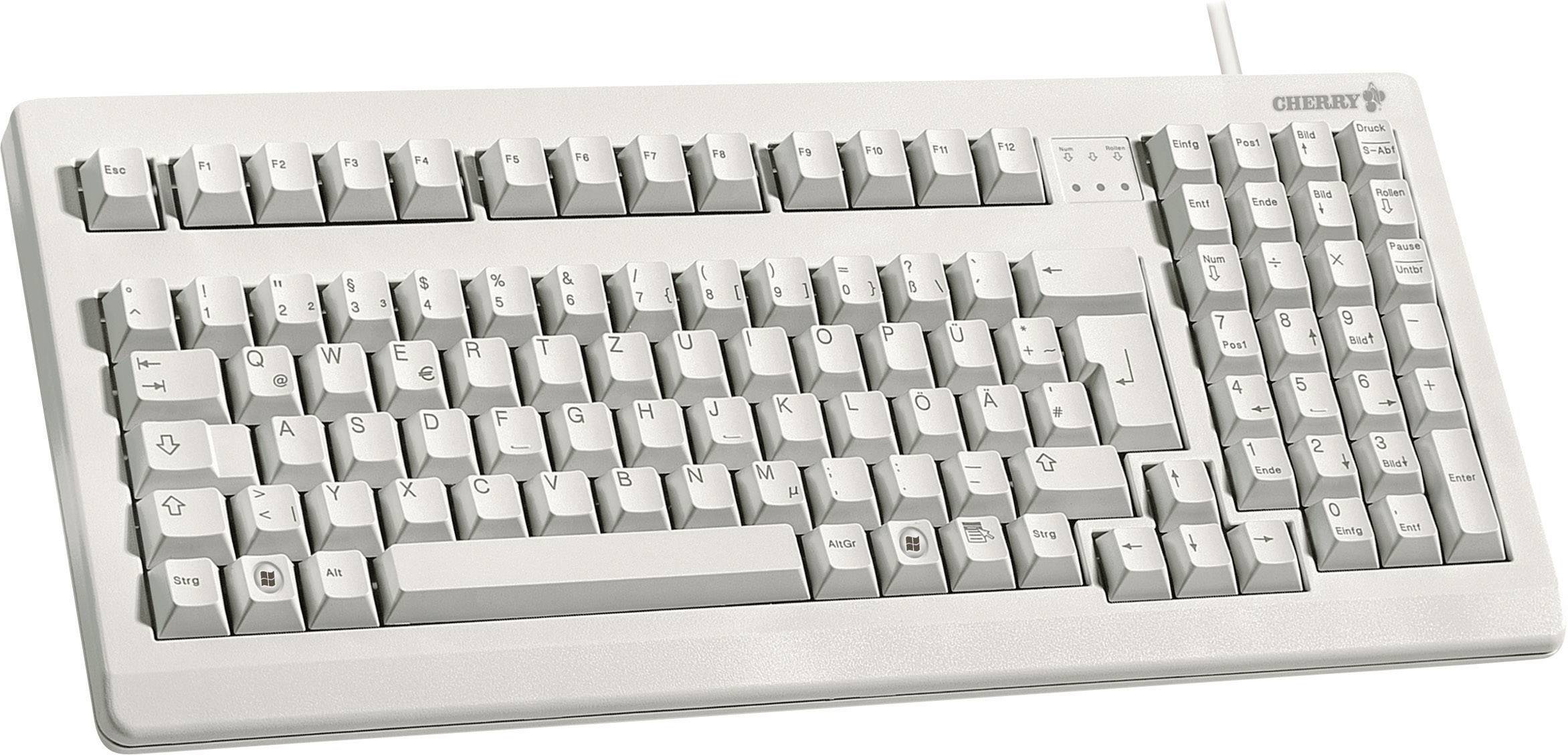 Cherry Tastatur Kompakt / USB (Ps/2 übe