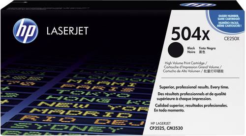 HP 504X CE250X Tonerkassette Schwarz 10500 Seiten Original Toner