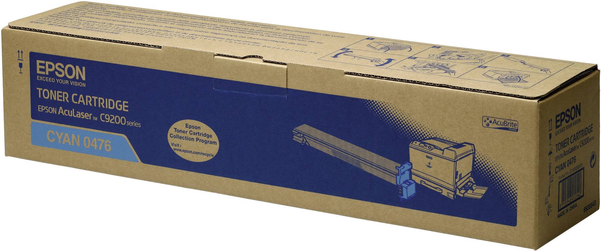 Epson Toner S050476 C13S050476 Original Cyan 14000 Seiten