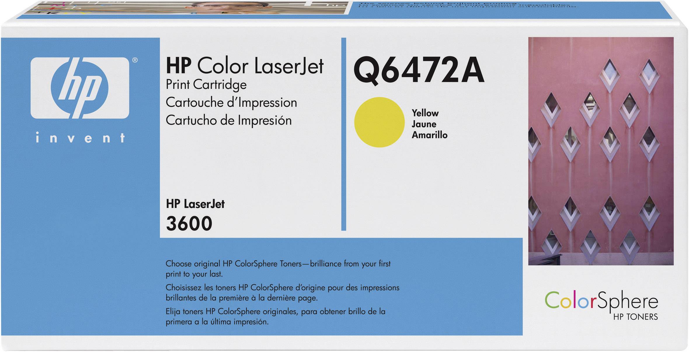 HP 502A - Gelb - Original - LaserJet - Tonerpatrone (Q6472A)