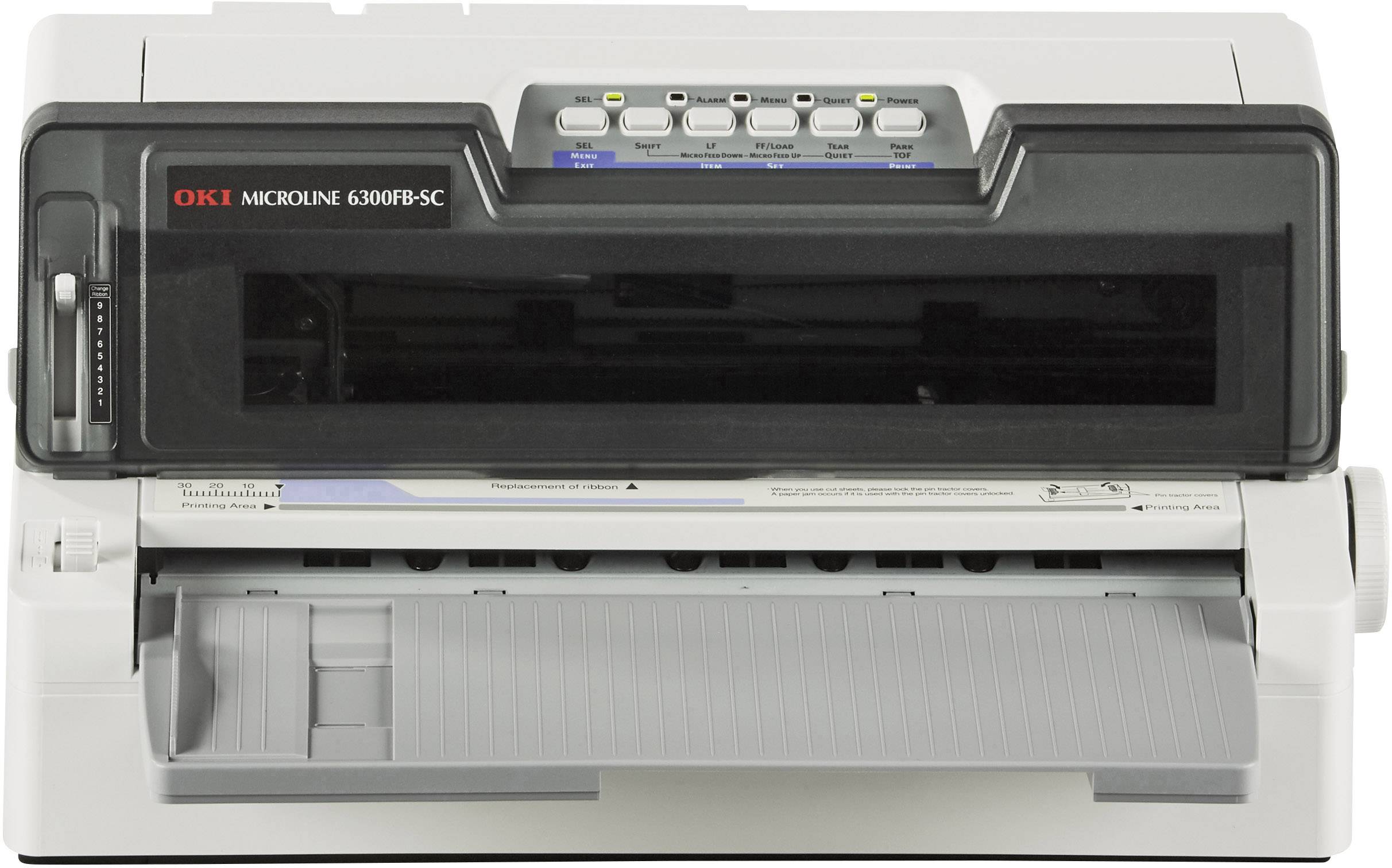 OKI ML6300FB-SC Nadeldrucker 450 Zeichen/s 24-Nadel-Druckkopf, Schmaler Einzug, Druckbreite 80 Zeichen USB, Parallel