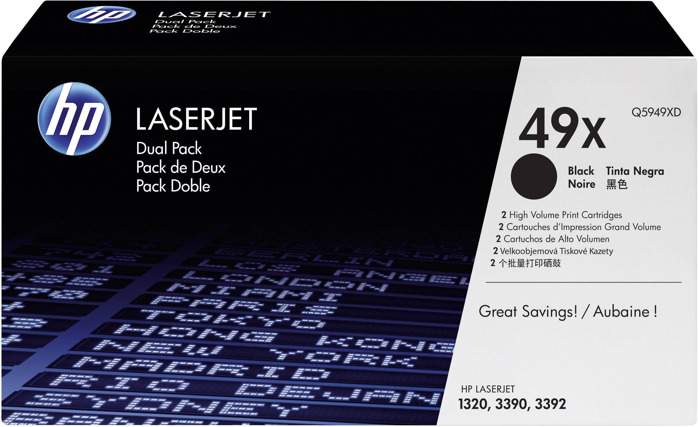 HP 49X Toner Original Schwarz Seitenreichweite max. 6000 Seiten
