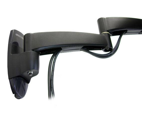 Ergotron 200 Series 2fach Monitor-Wandhalterung 30,5 cm (12") - 55,9 cm (22") Schwarz Schwenkbar, Rotierbar