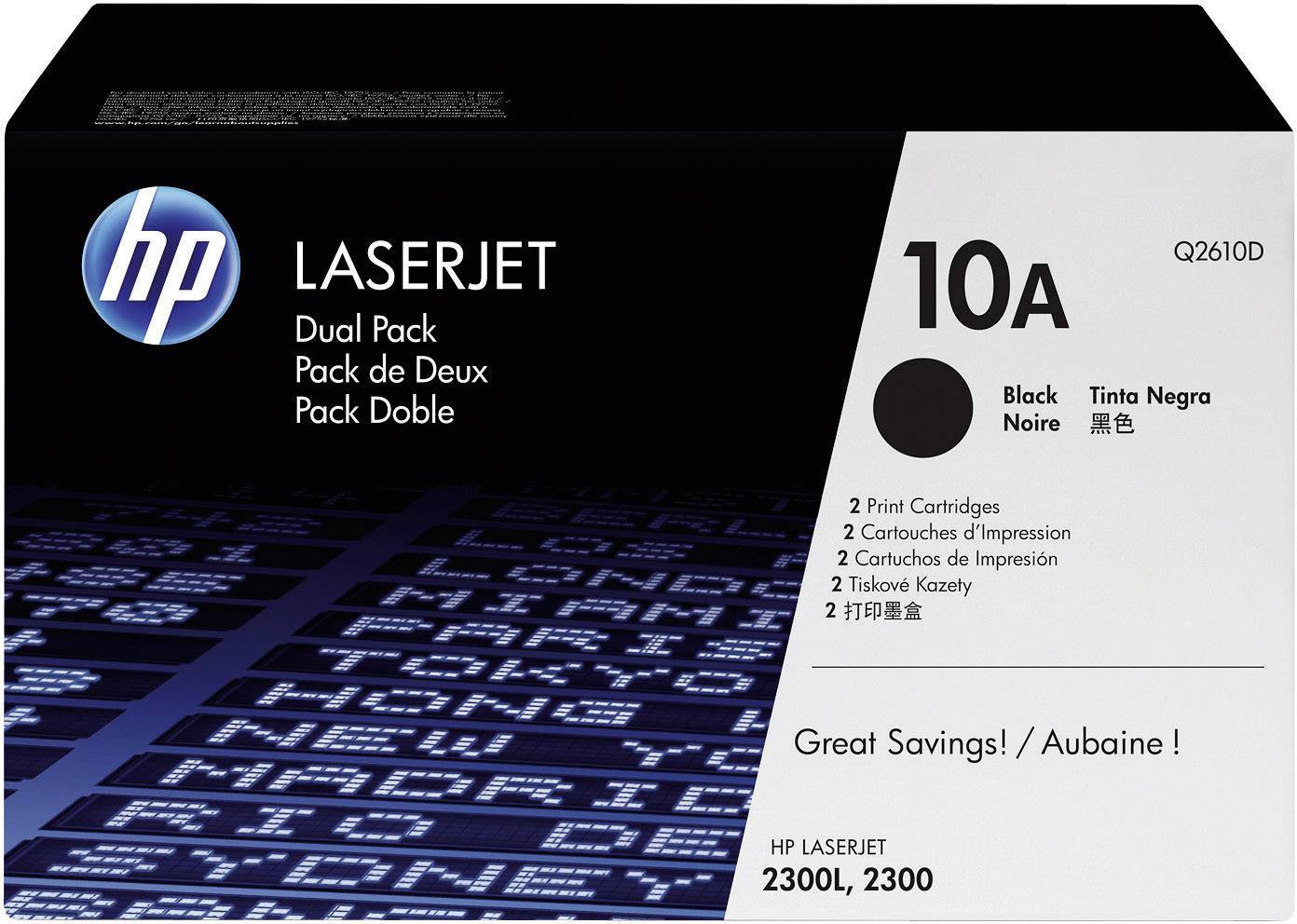 HP 10A Original Schwarz 6000 Seiten Q2610D