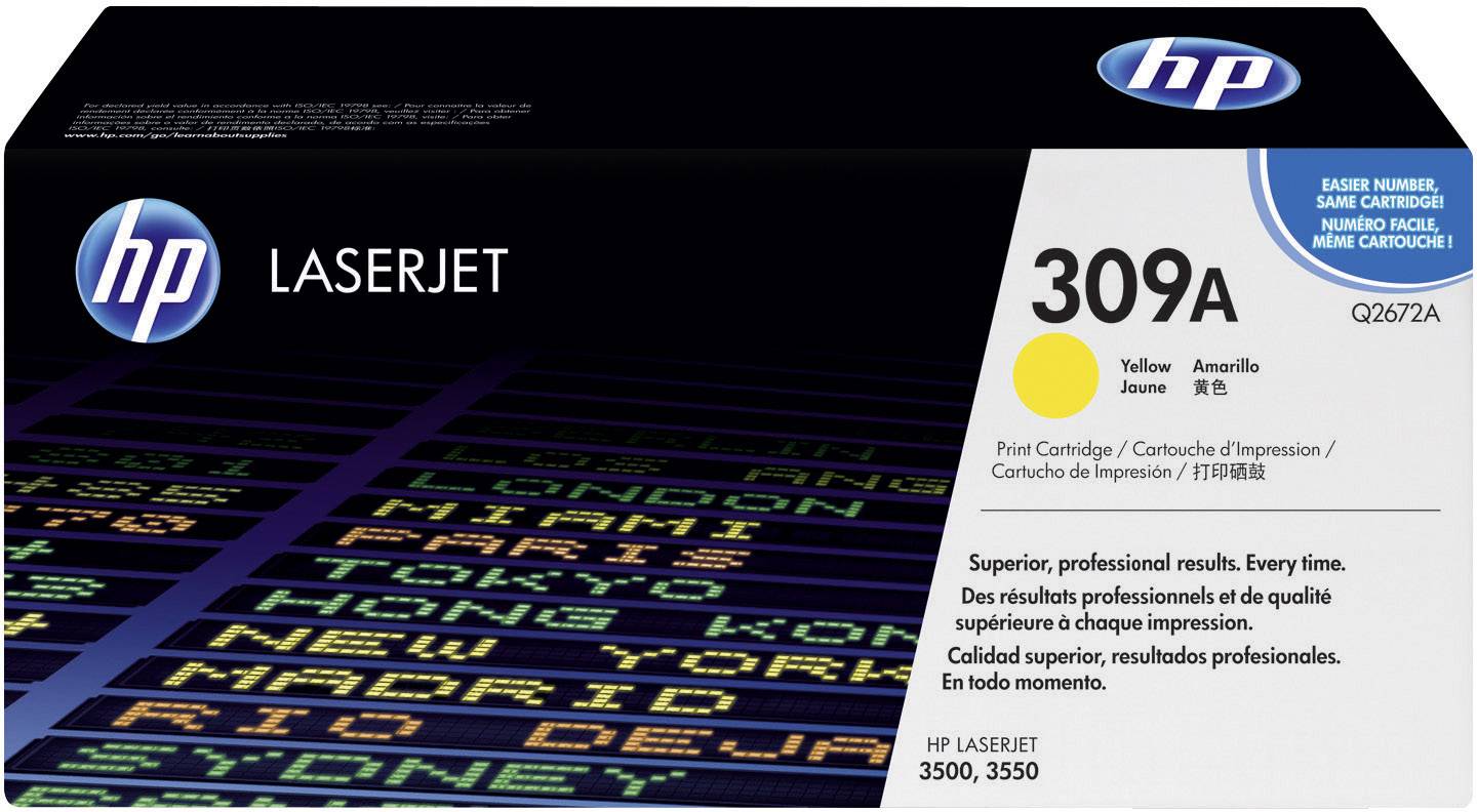 HP Toner 309A Original Gelb 4000 Seiten Q2672A