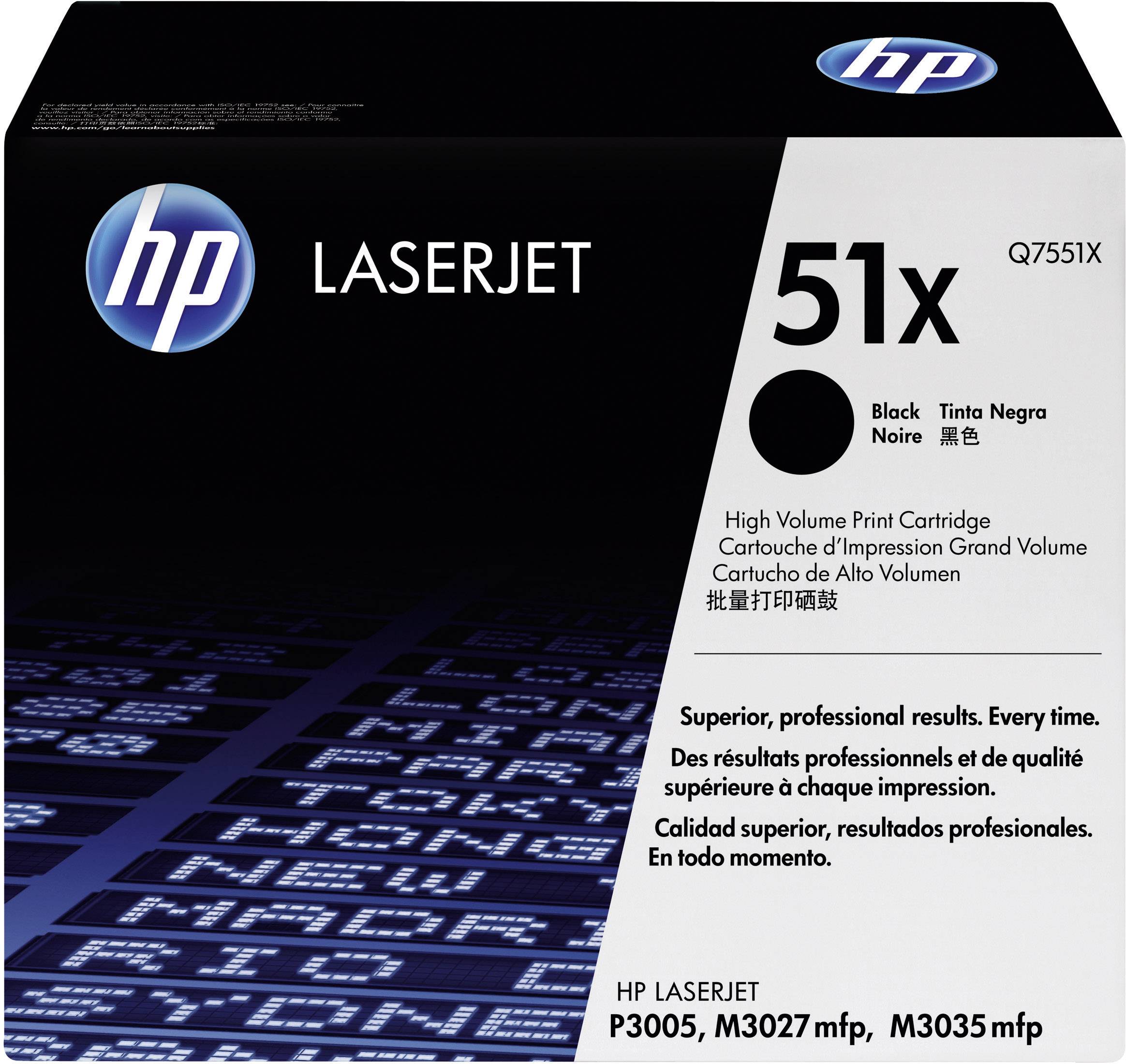 HP Toner 51X Original Schwarz 13000 Seiten Q7551X