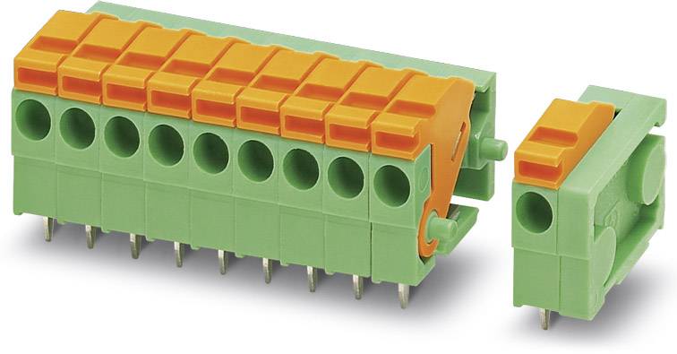 Phoenix Contact 1991707 Federkraftklemmblock 1.00mm² Polzahl 7 Grün 50St.