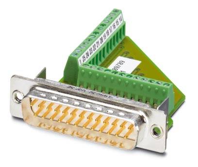 Phoenix Contact VS-25-ST-DSUB/25-MPT-0,5 1689789 D-SUB Stiftleiste 180° Polzahl: 25 Schrauben 10St.