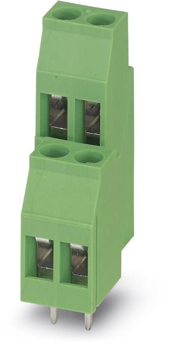 Phoenix Contact 1721029 Doppelstockklemme 2.50 mm² Polzahl 4 Grün 50 St.