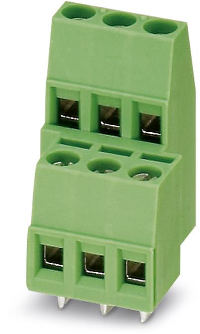 Phoenix Contact 1725025 Doppelstockklemme 1.50 mm² Polzahl 6 Grün 100 St.