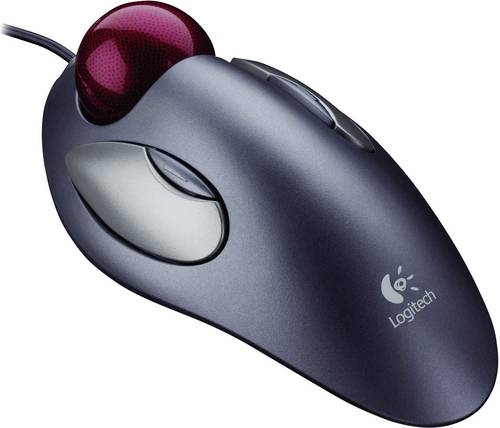 Logitech Trackman Marble USB Trackball Optisch Schwarz