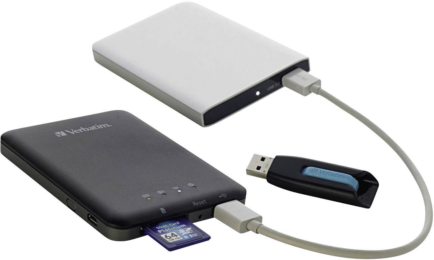 Verbatim MediaShare Wireless Storage WLAN Datenleser Geeignet für: iOS , Android