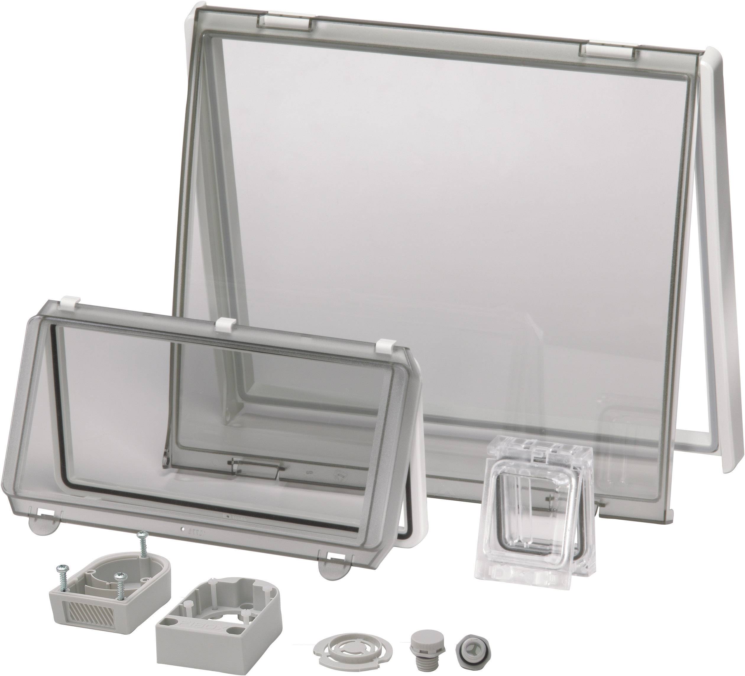 Fibox L 13 3730692 Sichtfenster Deckel Transparent, mit Scharnier (L x B) 257mm x 108mm Polycarbonat Klar 1St.