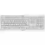 Cherry Tastatur KC 1000 Grau Deutsch, QWERTZ Cherry Tastatur KC 1000 Grau Deutsch, QWERTZ