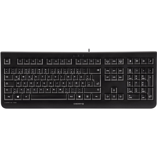 Cherry Tastatur KC 1000 Schwarz Deutsch, QWERTZ, Windows®