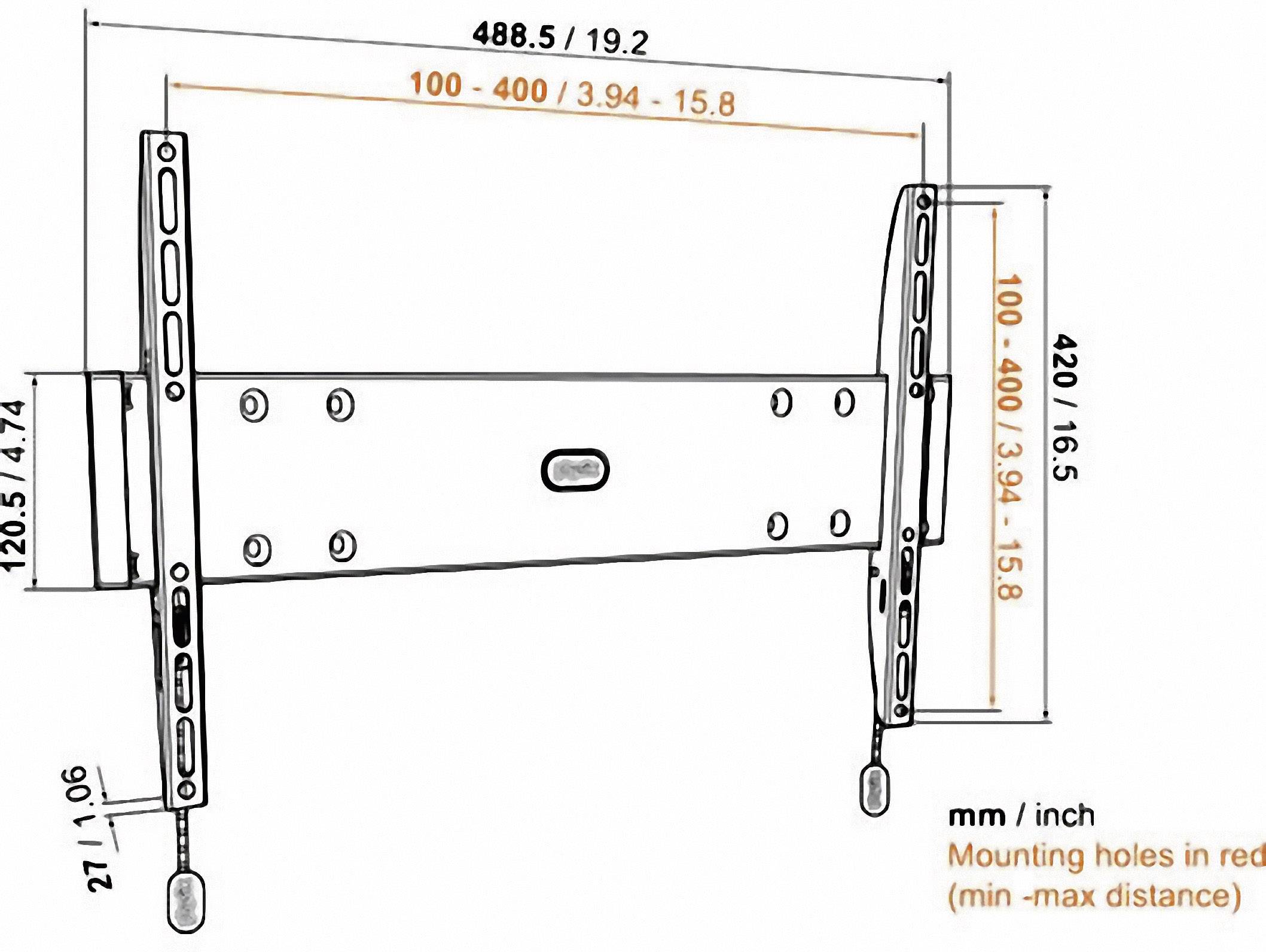 Vogel's Base 05 M TV-Wandhalterung 81,3 cm (32") - 139,7 cm (55") Starr