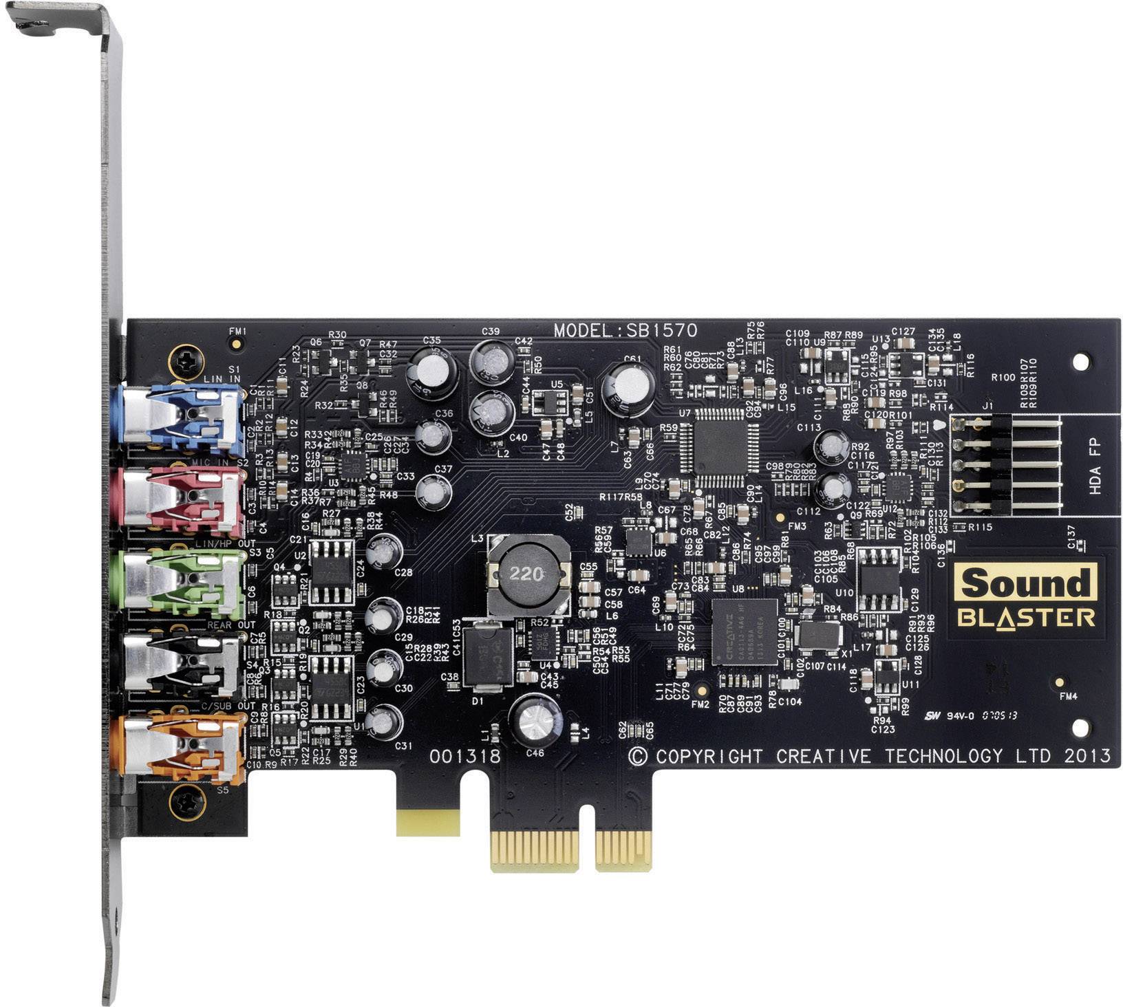 Sound Blaster SoundBlaster Audigy FX 5.1 Soundkarte, Intern PCIe x1
