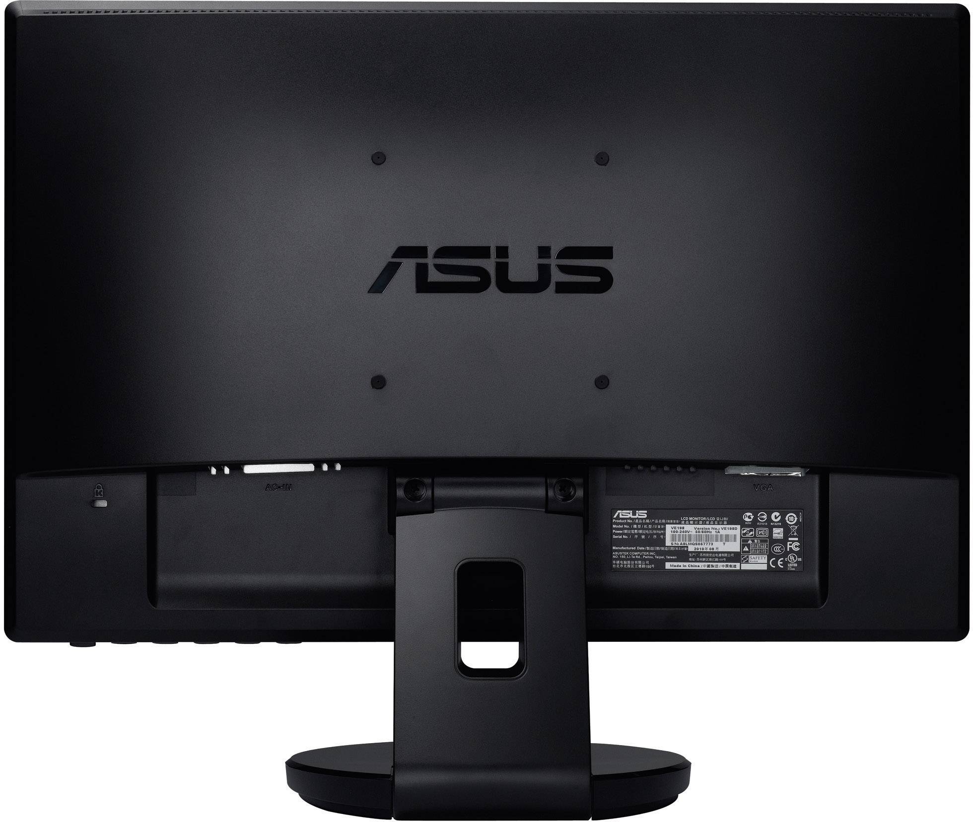 Asus VS197DE LED-Monitor EEK F (A - G) 47cm (18.5 Zoll) 1366 x 768 Pixel 16:9 5 ms VGA TN Film