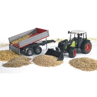 Bruder Claas Nectis 267F+Frontlader+Anhänger Fertigmodell Landwirtschafts Modell Bruder Claas Nectis 267F+Frontlader+Anhänger Fertigmodell Landwirtschafts Modell