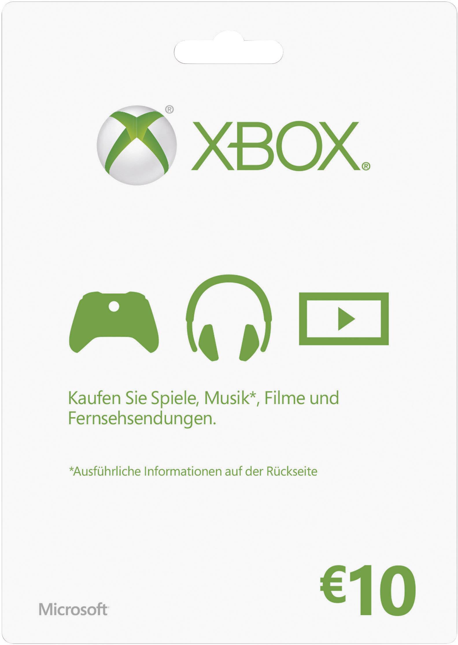 Microsoft Xbox Live Prepaid Card