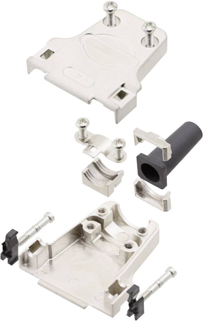 Encitech 7960-0205-01 7960-0205-01 D-SUB Gehäuse Polzahl: 9 Metall 180 ° Silber 1 St.