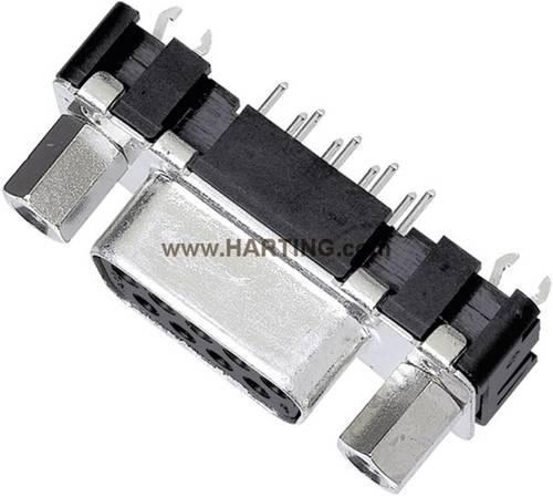 Harting 09662516512 D-SUB Buchsenleiste 180 ° Polzahl: 15 Löten