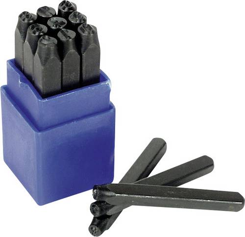 Brüder Mannesmann M 245-06 9teilig Schlagzahlensatz Schrifthöhe: 6 mm