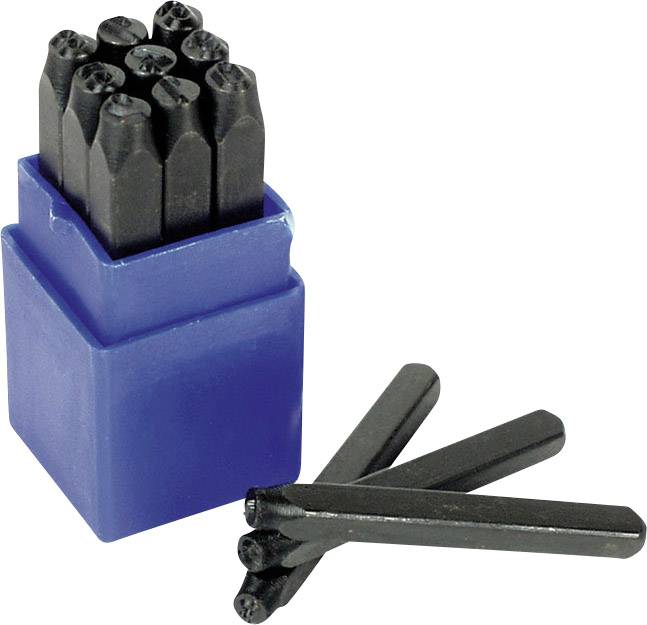 Brüder Mannesmann M 245-06 9teilig Schlagzahlensatz Schrifthöhe: 6mm