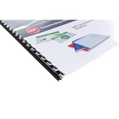 GBC Plasticbinderücken 4028217 DIN A4 12mm rot 100 St./Pack.