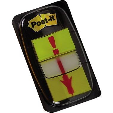 Post-it Haftstreifen Index Symbol 680-33 Ausrufezeichen gelb 50Blatt