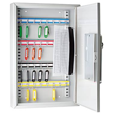 WEDO Schlüsselschrank 10263237 für 32Schlüssel lichtgrau