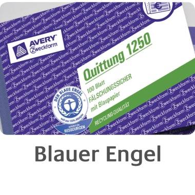 Avery Zweckform Ausgabebeleg 303 DIN A6 quer 50Blatt gelb