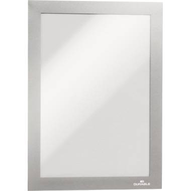 Durable 4871-23 DURAFRAME A5 - 4871 Info-Rahmen, selbstklebend DIN A5 Silber (B x H) 174 mm x 236 mm 2 St.