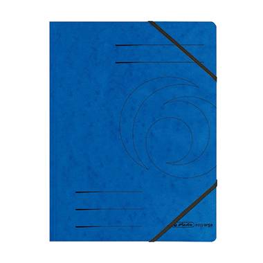 Herlitz Eckspanner 11387180 DIN A4 Colorspankarton blau