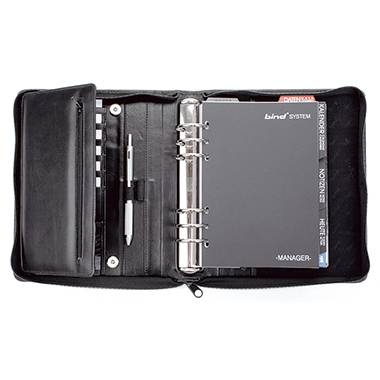 bind Timer T 300-1 DIN A5 ohne Kalender Leder schwarz