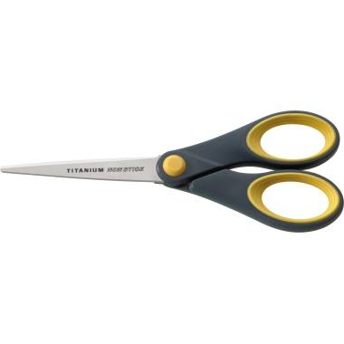 Westcott Schere Titanium Non Stick E-30670 00 18cm grau/gelb