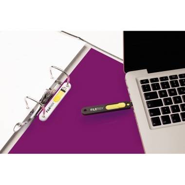 FILEREX USB-Stick Black Edition, 16 GB, gelb