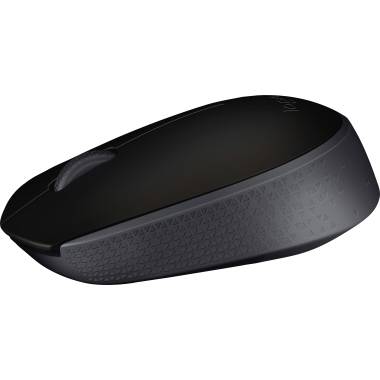 Logitech B170 OEM Maus Funk Infrarot Schwarz 3 Tasten 1000 dpi Integriertes Scrollrad