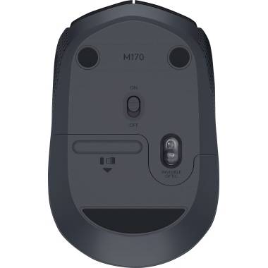 Logitech B170 OEM Maus Funk Infrarot Schwarz 3 Tasten 1000 dpi Integriertes Scrollrad