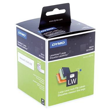 DYMO Etiketten Rolle 99018 S0722470 38 x 190 mm Papier Weiß 110 St. Permanent haftend Ordner-Etiketten
