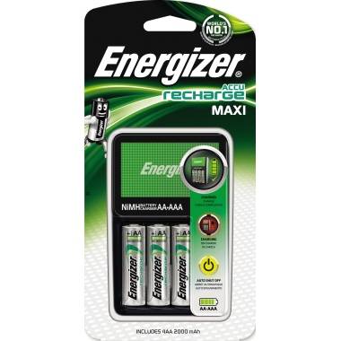 Energizer Akkuladegerät Maxi Charger E300321200 für AA/AAA