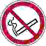 ISO 7010(EMEA) P002 Rauchen verboten; Polyester-Folie selbstklebend Durchmesser: 200 mm; 1 Schild