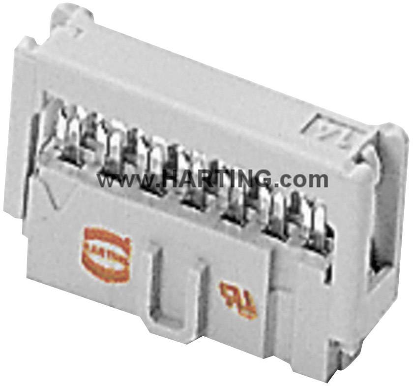 Harting 0918510780380 Pfosten-Steckverbinder Rastermaß: 2.54 mm Polzahl Gesamt: 10 Anzahl Reihen: 2