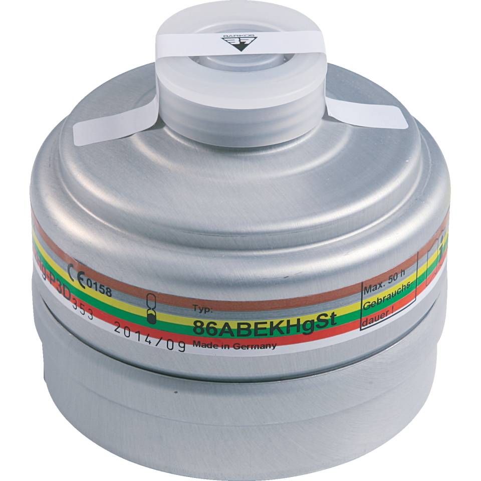 Kombinationsfilter 86 ABEKHgSt (ABEK2HgP3 R D)