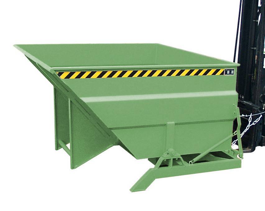 Kippbehälter BKC 200, lackiert, Resedagrün