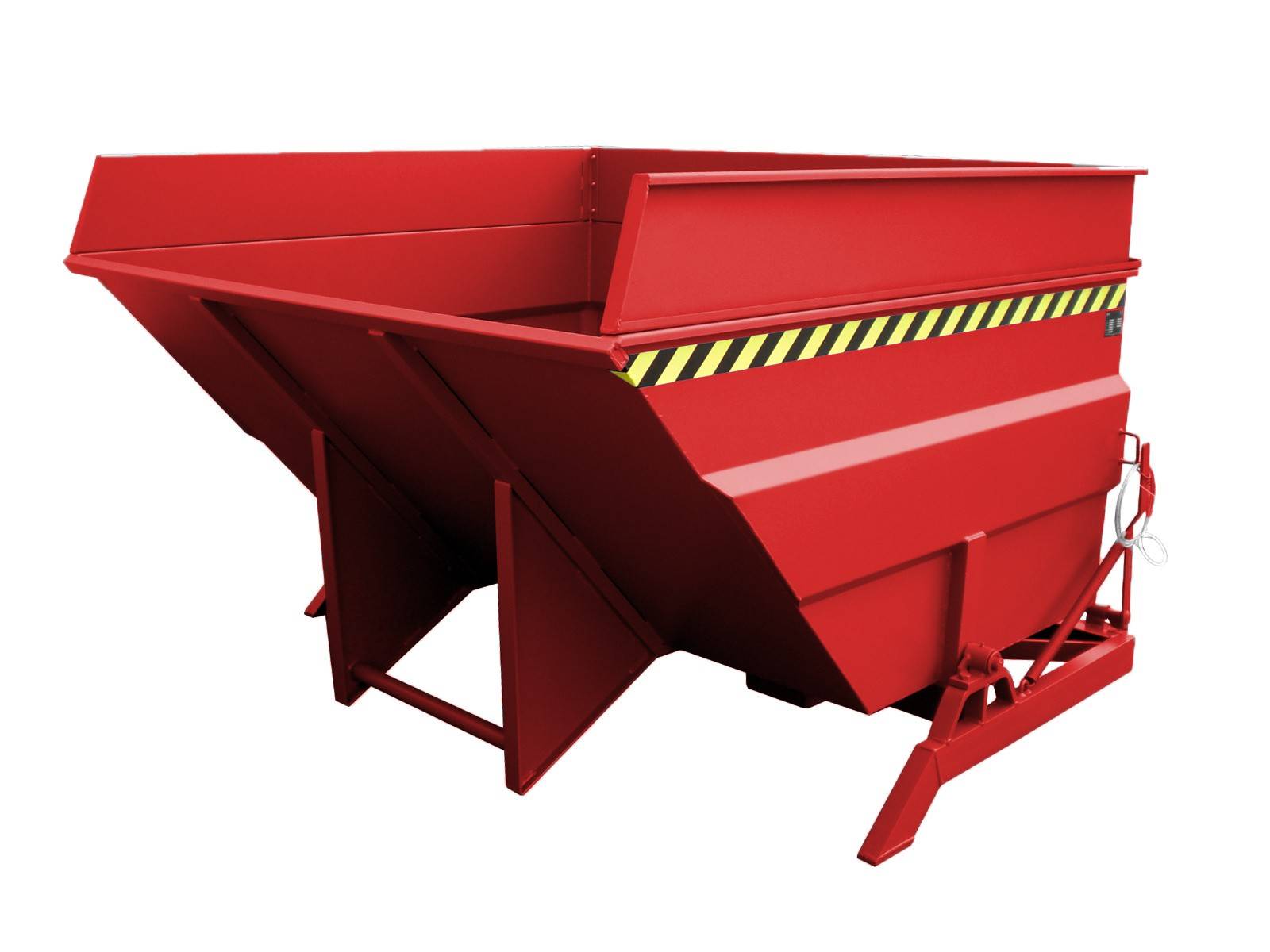 Kippbehälter BKC 400, lackiert, Feuerrot